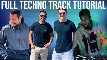 NEW FULL Track 1605 Techno Tutorial (Space 92, Cosmic Boys, Julien Earle Style) +Samples