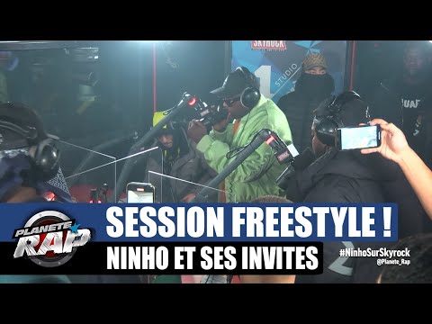 Youtube: Ninho – Session freestyle avec Kaneki, Yaro, Hös Copperfield, Dymé, Gaulois, Driss… #PlanèteRap