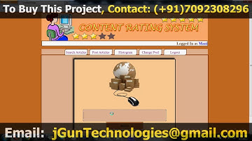 Content Rating System ASP NET Project