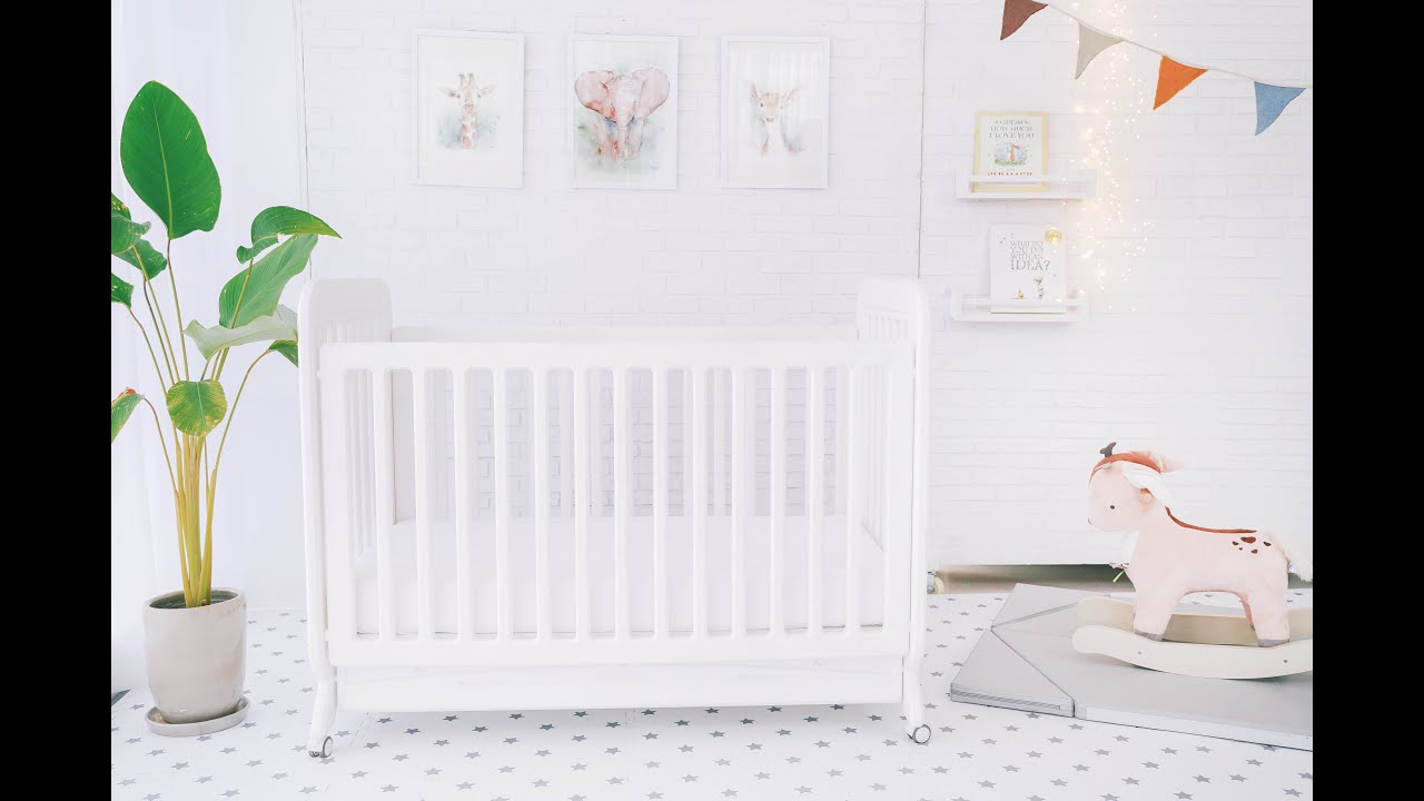Adjustable Height Convertible Crib - Bonjour Baby