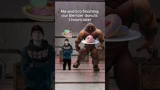 My Donut Vs Blender Guru's