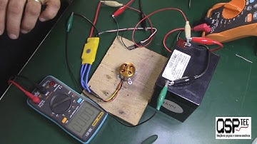 Teste Esc30A e Motor Brushless - Drone