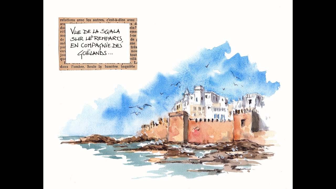 Travel sketchbook tour : Morocco - Maroc