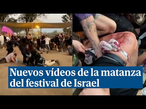 Nuevos vídeos de la matanza de Hamas durante un festival en Israel