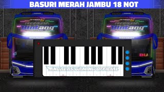 Telolet Basuri Merah Jambu 18 Not Versi Pianika || Basuri Pianika