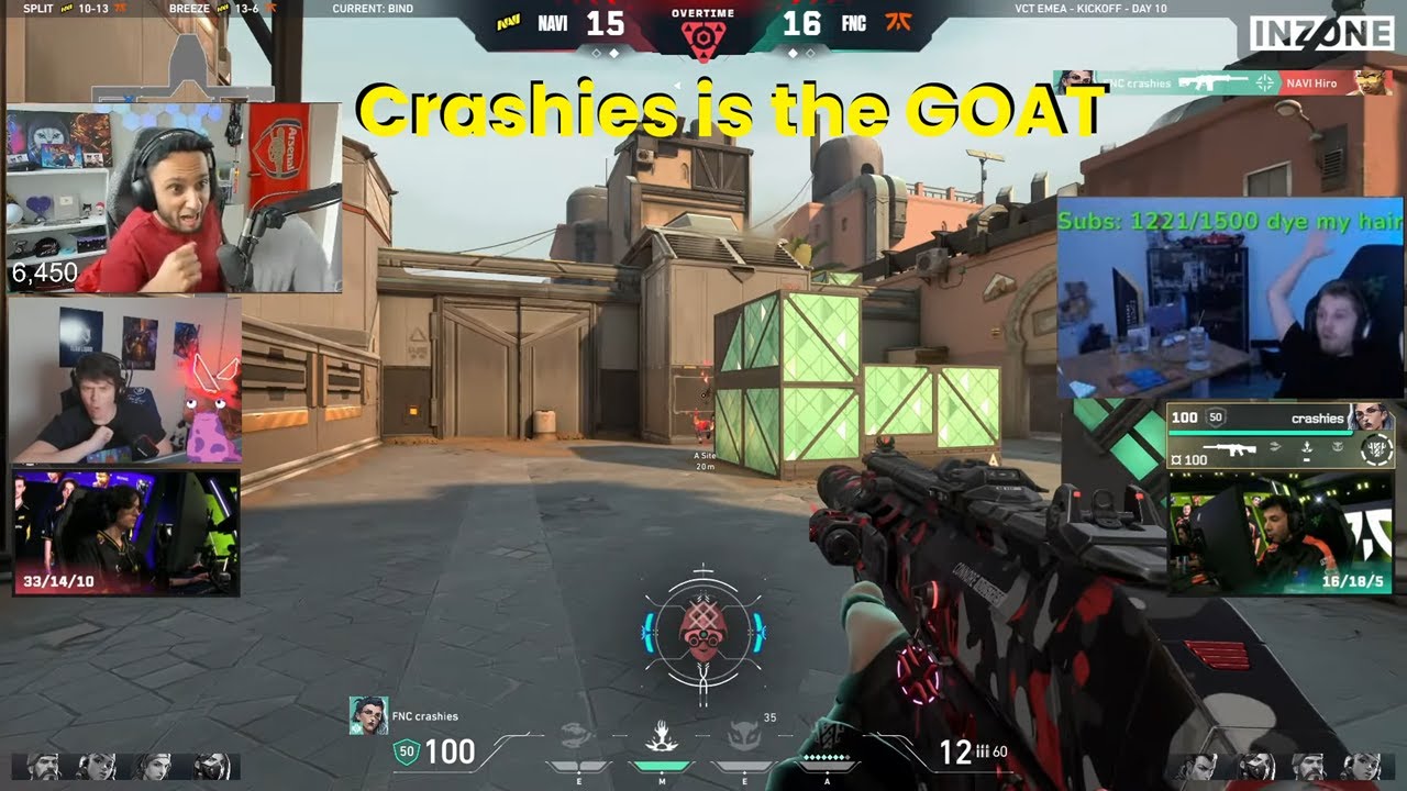 Crashies crazy flick in 1v2 to close out the map & series | ft. demon1, Sliggy, FNS | Fnatic vs NAVI