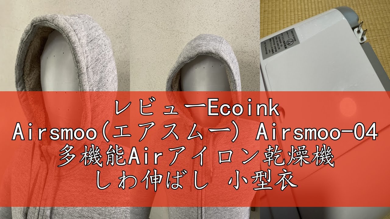 レビューEcoink Airsmoo(エアスムー) Airsmoo-04 多機能Airアイロン