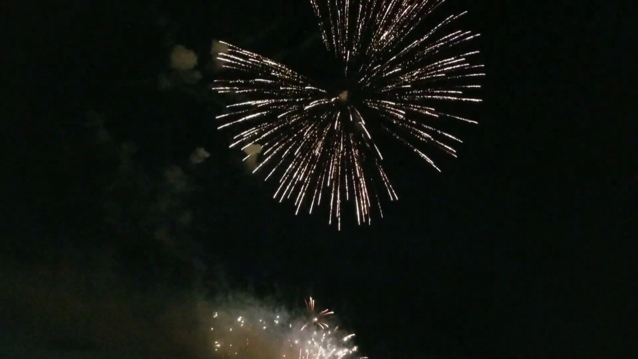 2017 Fourth of July fireworks over LewistonAuburn YouTube