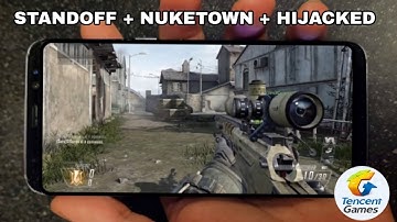 CALL OF DUTY MOBILE NEW GAMEPLAY STANDOFF - COD Mobile Standoff & Nuketown & Hijacked 使命召唤手游