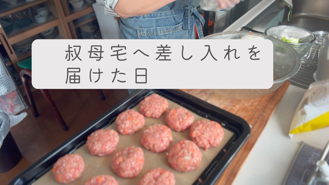 怪我をした叔母への差し入れの日/切なく感じた光景