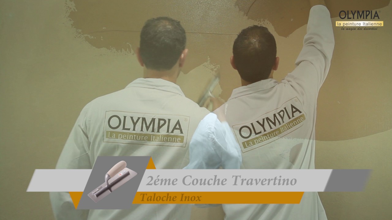 Méthode d'Application: TRAVERTINO