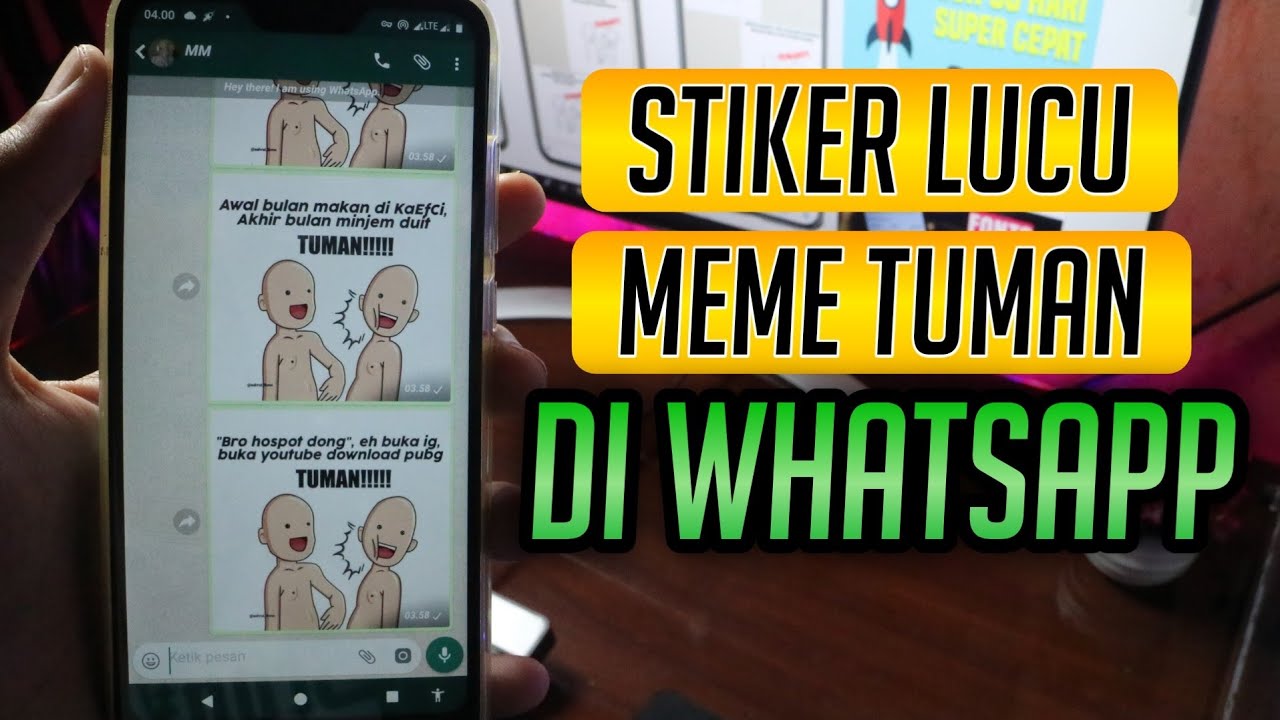 Cara Membuat Stiker Meme Tumandi Whatsapp Tanpa Ribet Youtube
