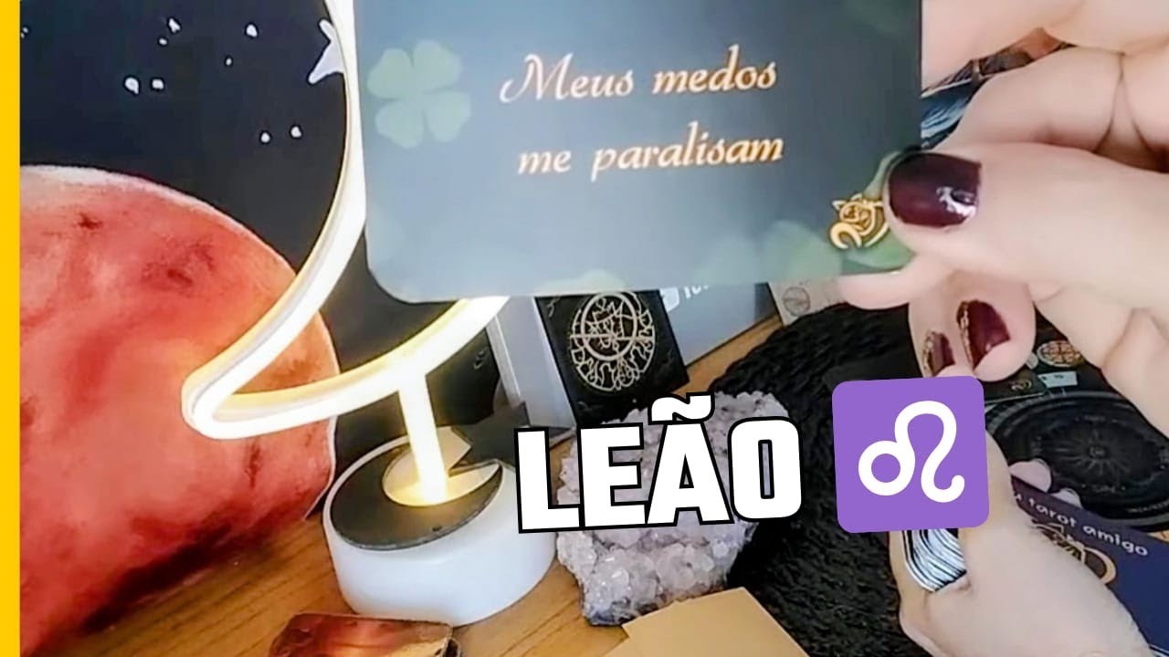 Leão ♌ Pense em alguém que o Tarot vai revelar tudo que essa pessoa sente por você! Bora, Leão!❤️🔥