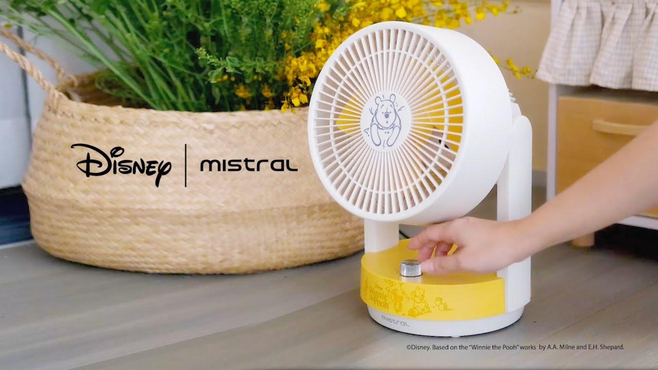 Disney x Mistral 7 inch High Velocity Fan - Winnie The Pooh MHV70