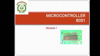 Microcontroller 8051 | class - 5 | VTU | AITM BHATKAL