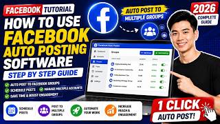 How to Use Facebook Auto Posting Software | Facebook Tutorial 2026 screenshot 1