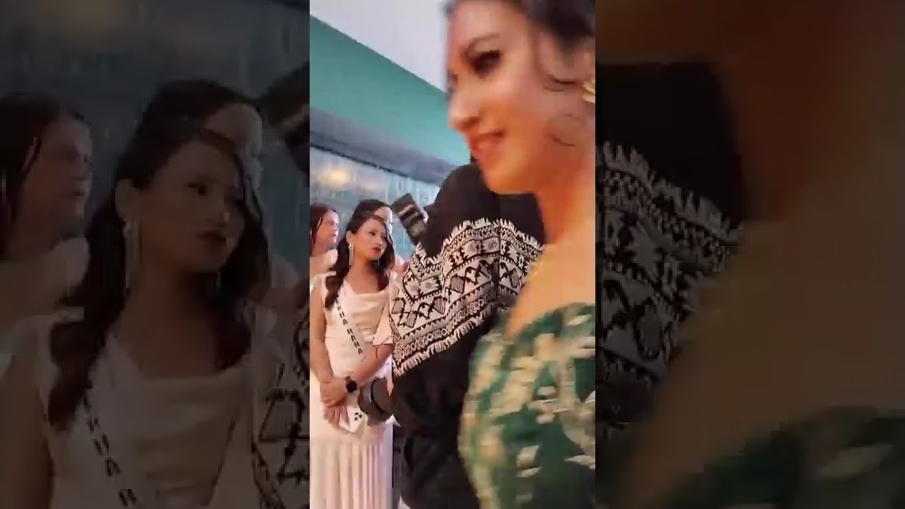 Cake cutting for crown revealing day 👑 Mrs.vogue Nepal @alizehjamali mam