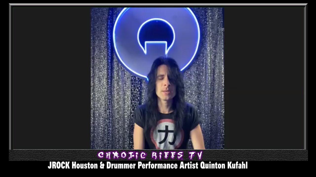 Chaotic Riff's TV Interview with Drummer Performance Artist Quinton
