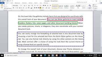 How to Add Border to Text & Paragraph In MS Word