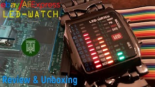 eBay/AliExpress Chinese LEDWatch  Review & Unboxing
