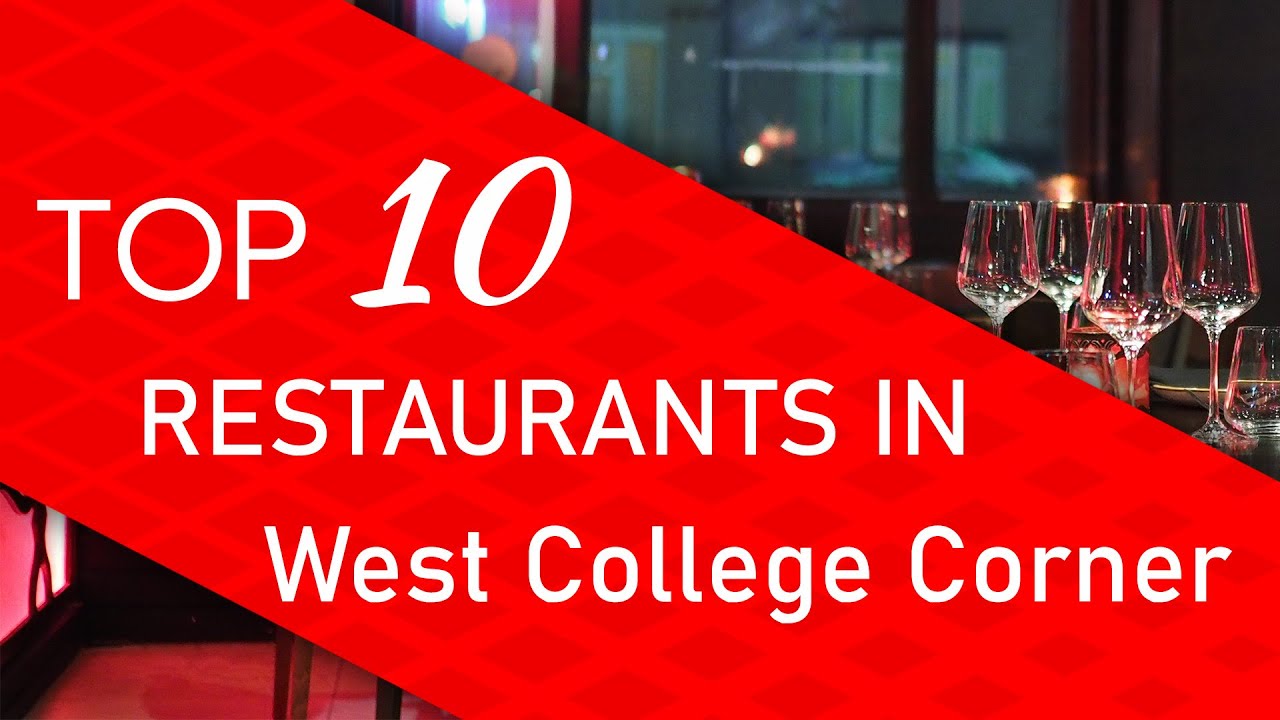 Top 10 best Restaurants in West College Corner, Indiana YouTube