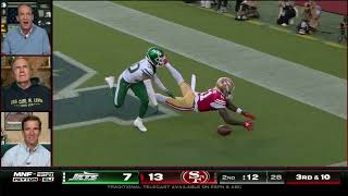 Peyton Manning Reacts to Brandon Aiyuk's Dropped Catch
