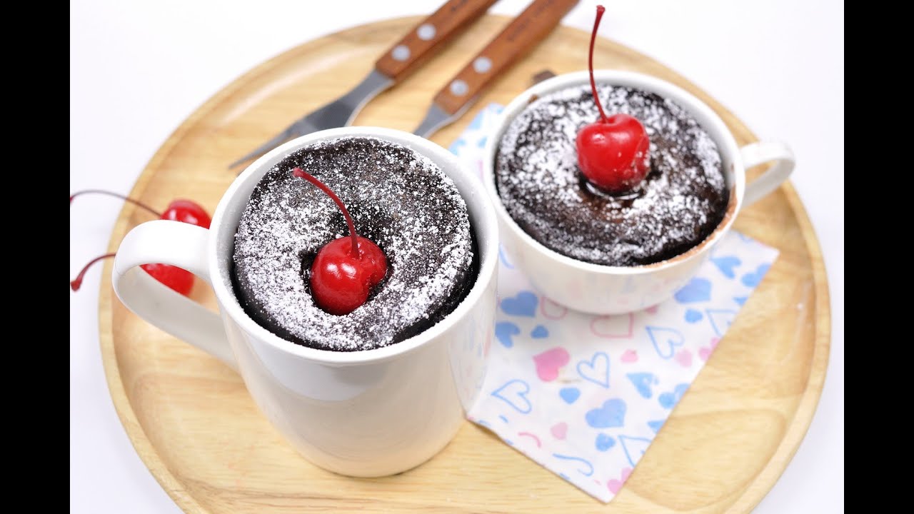 ช็อกโกแลตลาวามัคเค้ก | Chocolate Lava Mug Cake