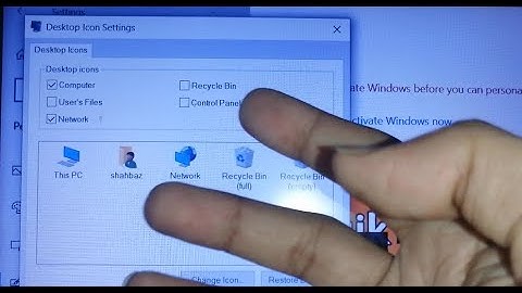 how to bring recycle bin on desktop in laptop !! how to show recycle bin on desktop