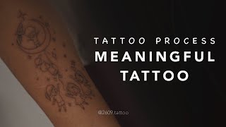 Tattoo for a Grandmother | Meaningful Tattoo Process