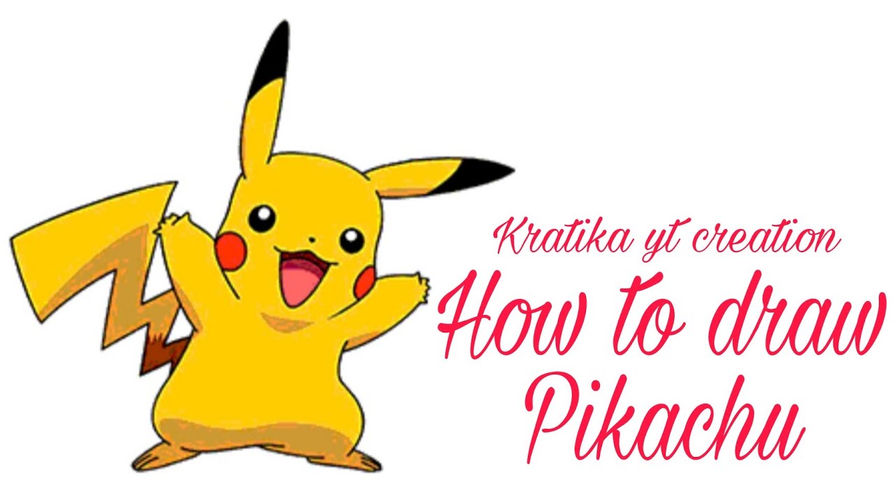 How to draw pikachu / Easy drawing for beginners / Easy Drawing