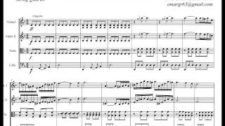 Partitura - Dios nunca muere - Cuarteto de cuerdas