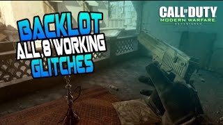 *MWR* All 8 Backlot Glitches! (OLDSCHOOL)