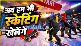 downhill skateboard racing gameplay | skateboard गेम अच्छा है  | #adventuregame screenshot 2