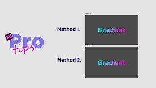How to make gradient text in Adobe XD | Pro Tips - 2024