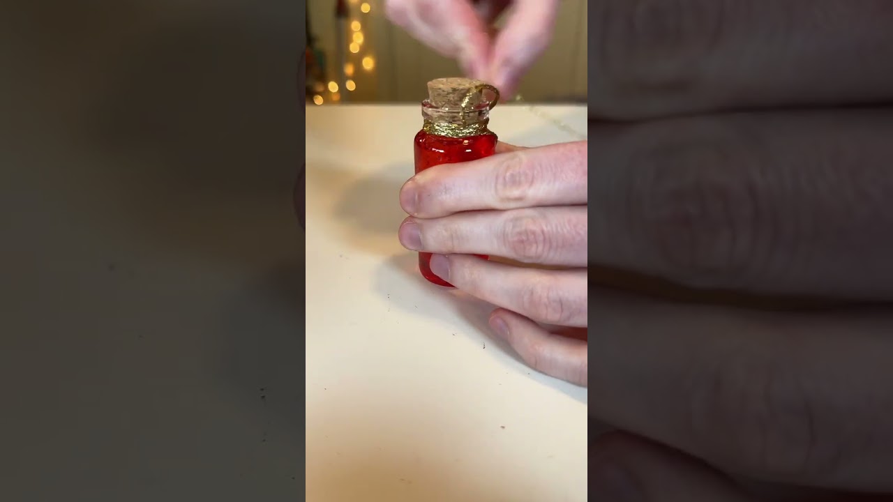 Making my mini Dragon Blood decorative potion! 