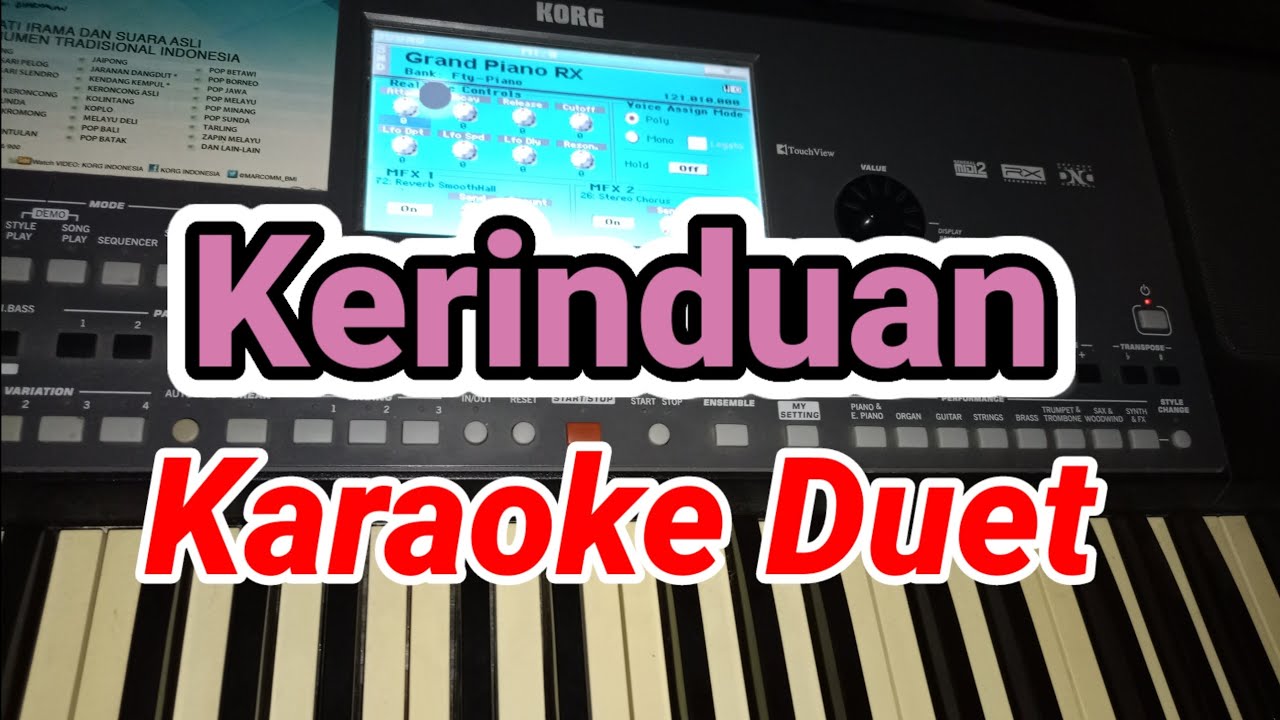 Karaoke Kerinduan Rhoma Irama Nada Duet YouTube
