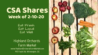 What’s in the CSA shares (week of 2-10-20)