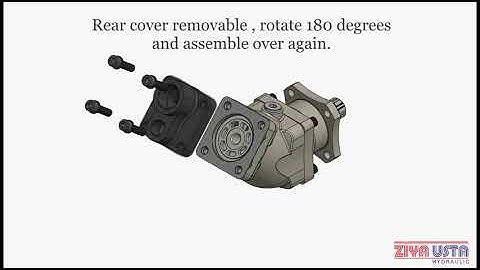 Change of direction for Bent Axis (Axial) Piston pump  - Hipomak Hydraulic