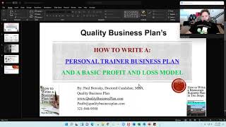 How to write a PERSONAL TRAINER Business Plan by Paul Borosky, MBA. – Business Plan Tips and Tricks.