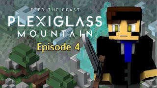 Minecraft Modded Survival E4 Create Crushing Wheels (FTB Plexiglass Mountain)
