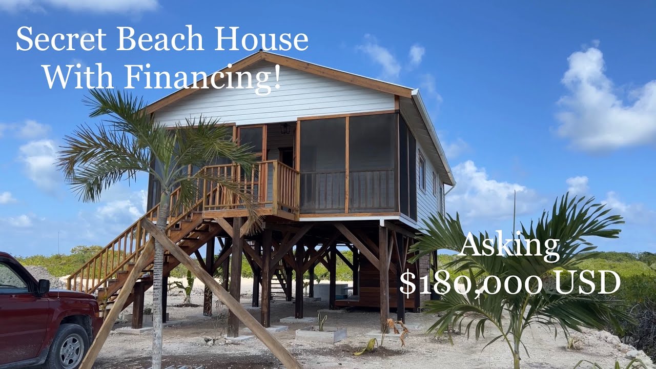 Secret Beach House UNDER 200k with FINANCING! Ambergris Caye, BELIZE