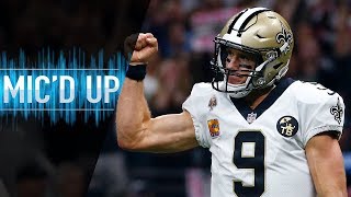 Drew Brees Mic'd Up Breaking the AllTime Passing Record! | NFL Films