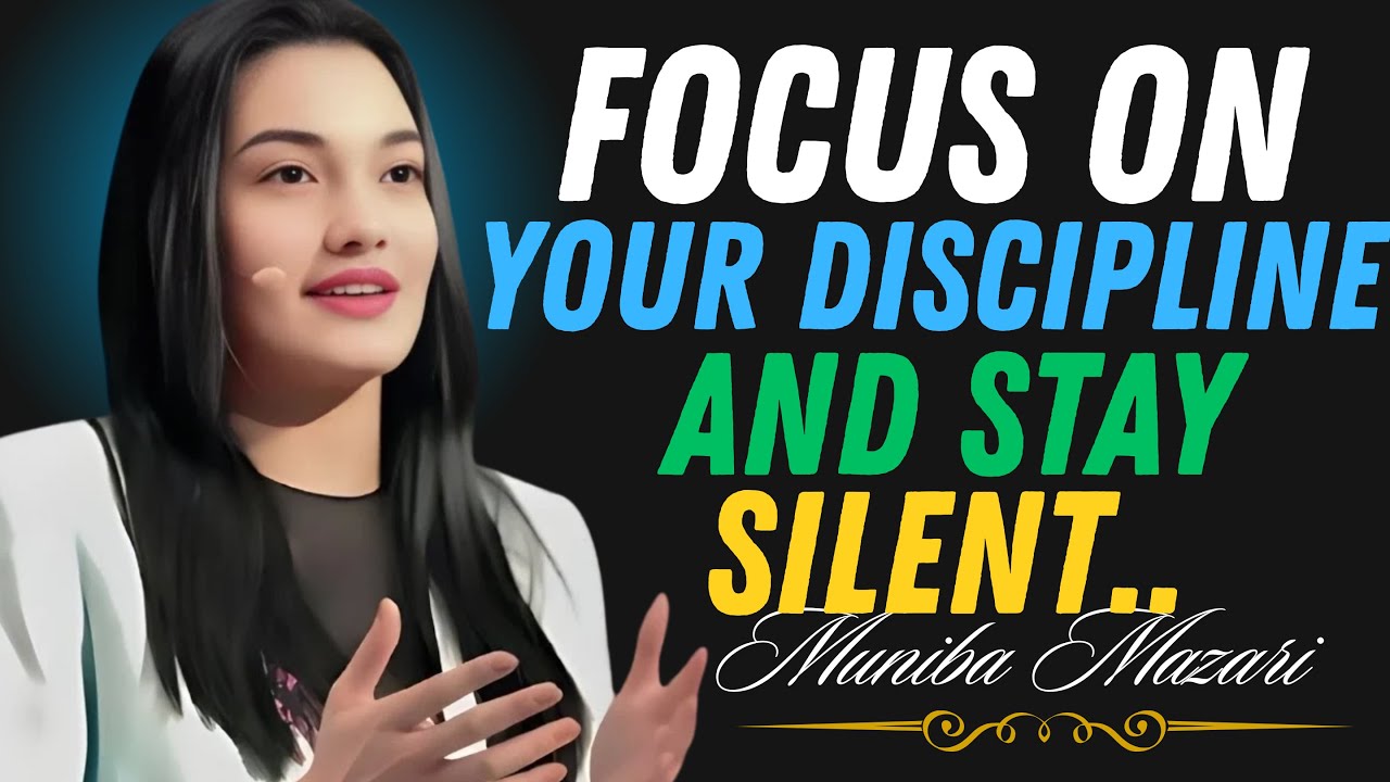 Focus on Your Discipline & Stay Silent in 2026 | Muniba Mazari Daily Motivation