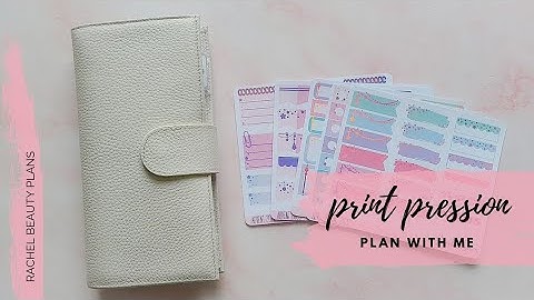 Print Pression Weeks Plan With Me 10th - 16th May | RachelBeautyPlans