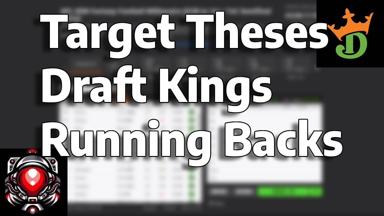 NFL DFS Week 1 Running Backs To Target on Draft Kings