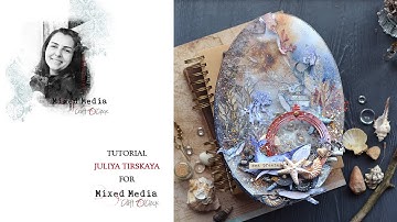 Mixed Media Canvas with acrylic sheet and new collection "Deep Ocean"