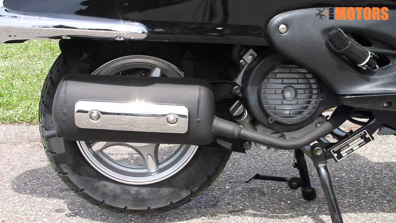 Nova Motors Motorroller - Retro Cruiser - Motorsound 125ccm - YouTube