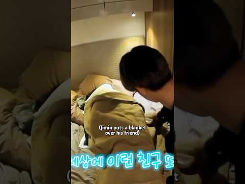 The Members Let Taehyung Sleep And Jimin Covered Tae They Re Very Caring Loving Bts 