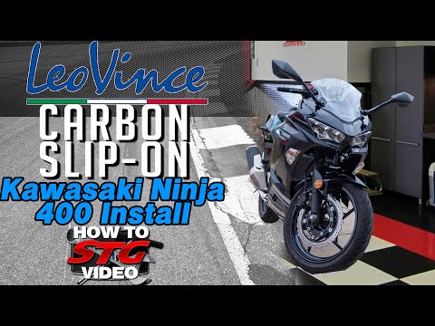 Leo Vince Kawasaki Ninja 400 18-21 LV-10 Carbon Slip-On