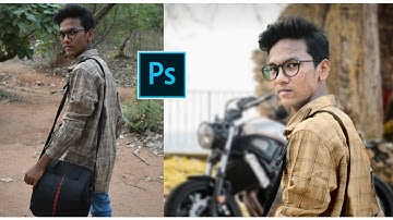 Mobile photoshop photo editing  tutorial in pscc VINAY EDITOR